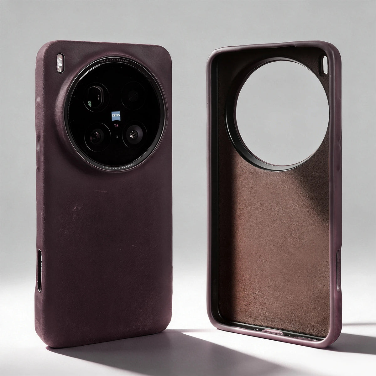 Genuine cowhide leather MagSafe phone case for OPPO Find X9 by HSF Marketplace