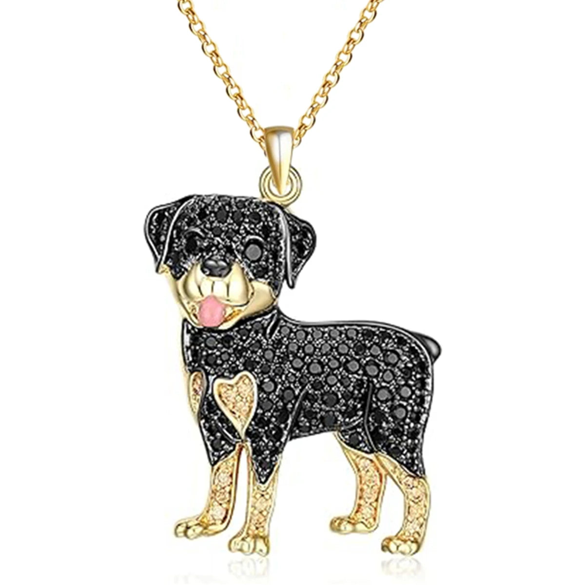 Cute beagle pendant necklace for dog lovers, featuring a detailed beagle charm on an elegant jewelry chain
