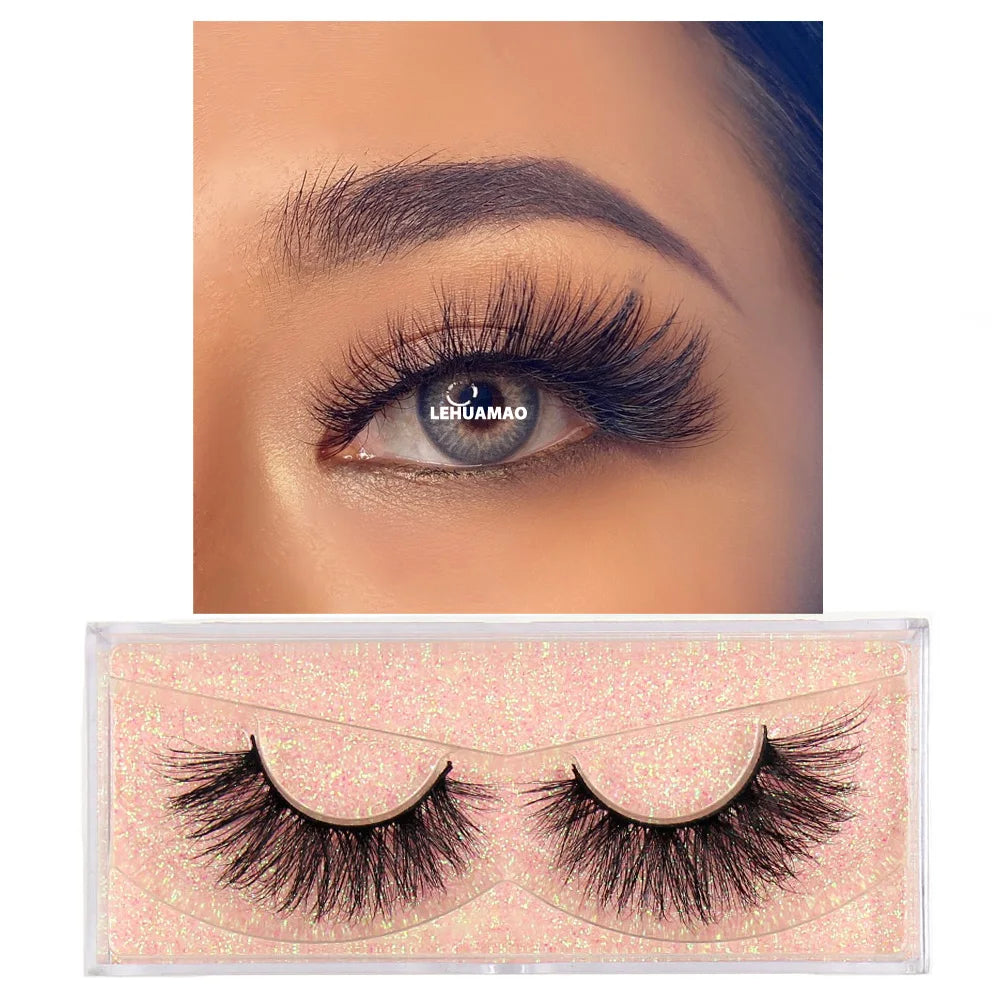 3D mink false eyelashes for daily wear, soft reusable eyelash extensions by HSF Marketplace