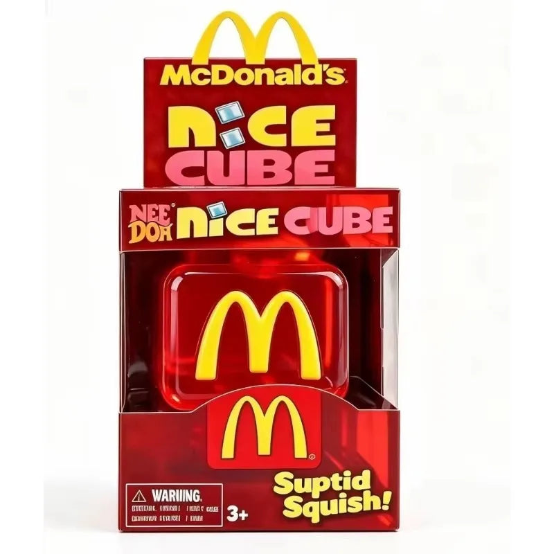 NeeDoh Nice Cube Squishy Toy Halloween Christmas Themed Squeeze Fidget Cube Stress Relief Sensory Toy Kids Adults Holiday Gift