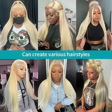 250% density blonde bone straight human hair wig for women by HSF Marketplace