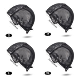 Hot Selling 5 Pcs New Fishnet Mesh Wig Cap Stretchable Lace Wig Caps For Making Wigs With Adjustable Straps Bonnet Perruque