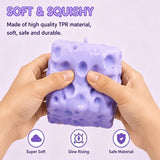 Viral jumbo blueberry cheese squishy sensory toy by HSF Marketplace for stress relief and fun
