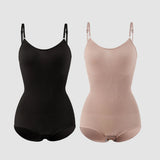 Women's seamless shapewear bodysuit with open crotch and butt-lifting design by HSF Marketplace
