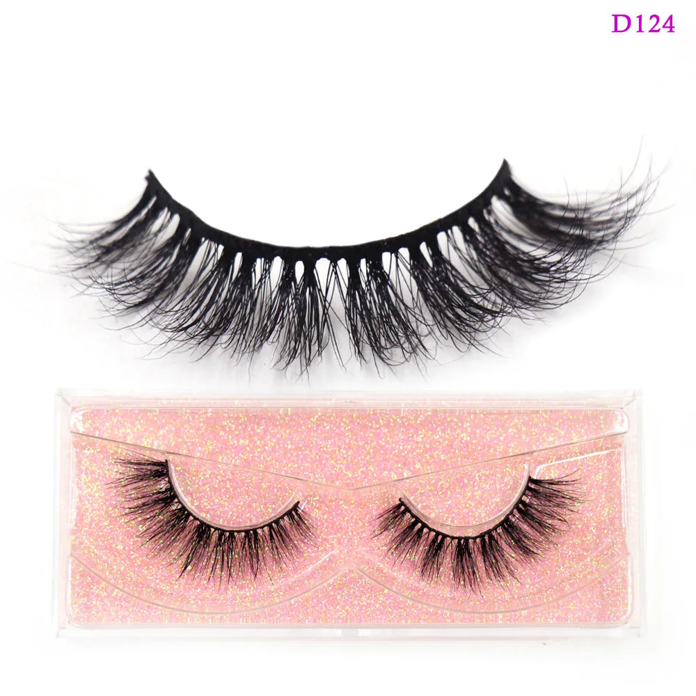 3D mink false eyelashes for daily wear, soft reusable eyelash extensions by HSF Marketplace
