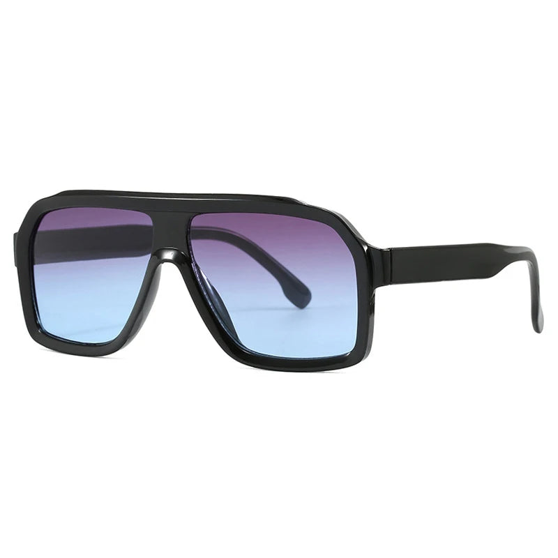 Vintage square sunglasses by HSF Marketplace featuring rectangular frames for men and women, stylish eyewear for sun protection.