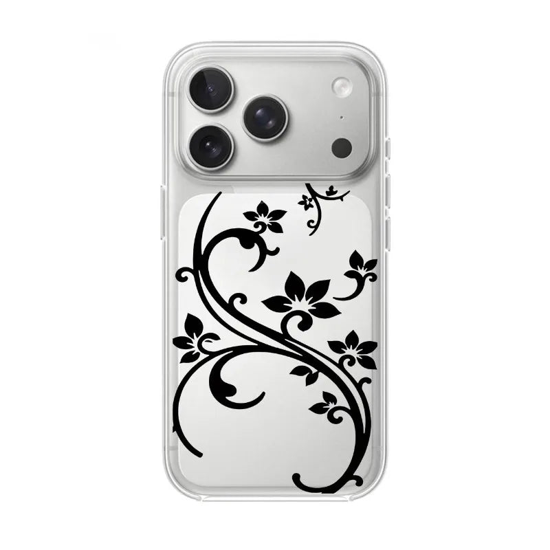 Art flower phone case for iPhone 15–18 Pro Max and Mini by HSF Marketplace
