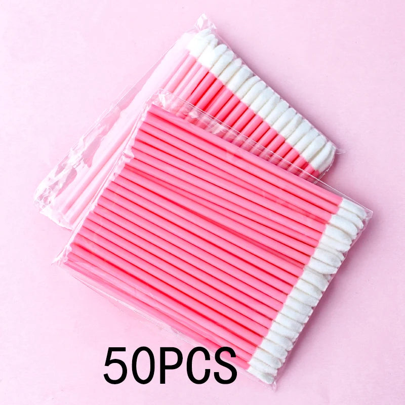Wholesale lip brushes and lip gloss applicator wands set for makeup and eyelash extension use