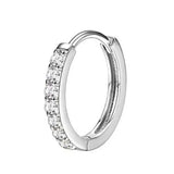 Bobisty surgical stainless steel flat back hoop earrings for sensitive ears, dainty cartilage jewelry for women