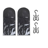 1Set/2sets Wig Storage Bag With Hanger Hair Bags With Plastic Hanger For Virgin Hair Wig Organizer Hangers For Multiple Wigs