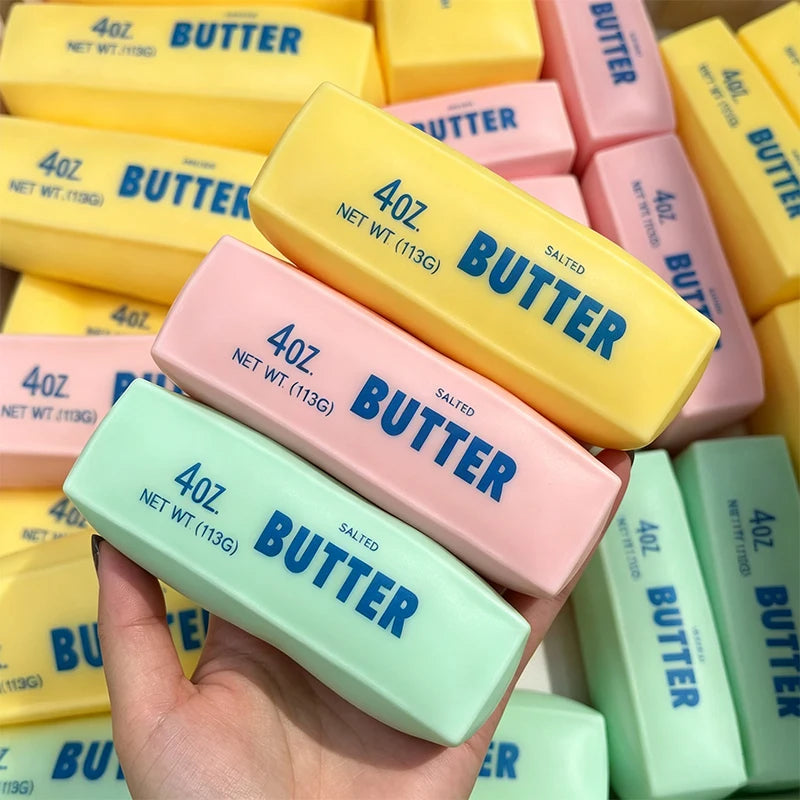 Crunchy Butter Stick Squishy Stress Ball Fidget Toy Soft Homemade Squeeze Stress Relief Toy Anti Stress Release Hand Relax Toy