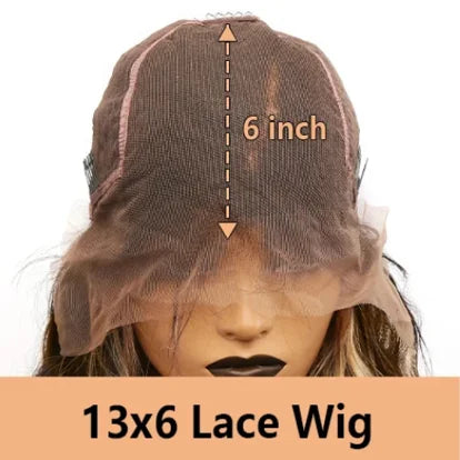 Straight chocolate brown human hair wig with 13x4 lace frontal, 200% density, 46-inch Remy real human hair, HD transparent lace.