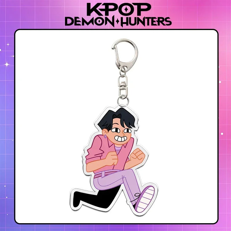 Kpop Demon Hunters acrylic keychain, unique anime accessory by HSF Marketplace