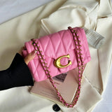Handmade leather crossbody bag for women, stylish tote purse in a classic design
