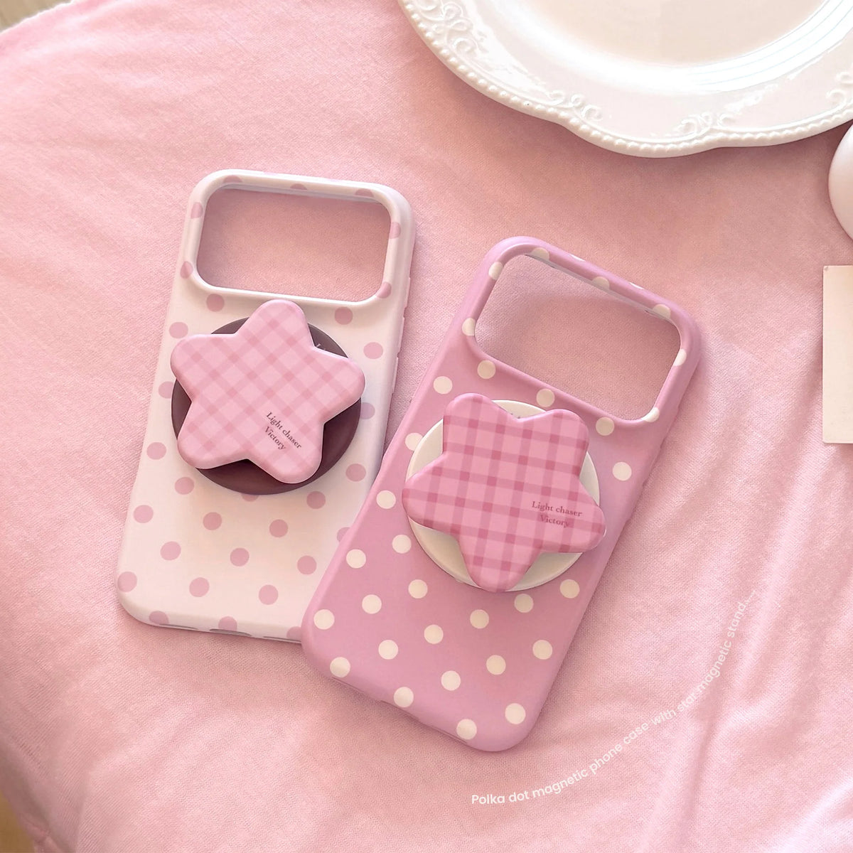 Korean magnetic bracket phone case for iPhone Pro Max models by HSF Marketplace