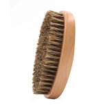 Hair Brush Boar Bristle For Men's Beard Brush Portable Shaving Comb Massage Hair Cleaning Brush for Facial Cleaning Styling Tool