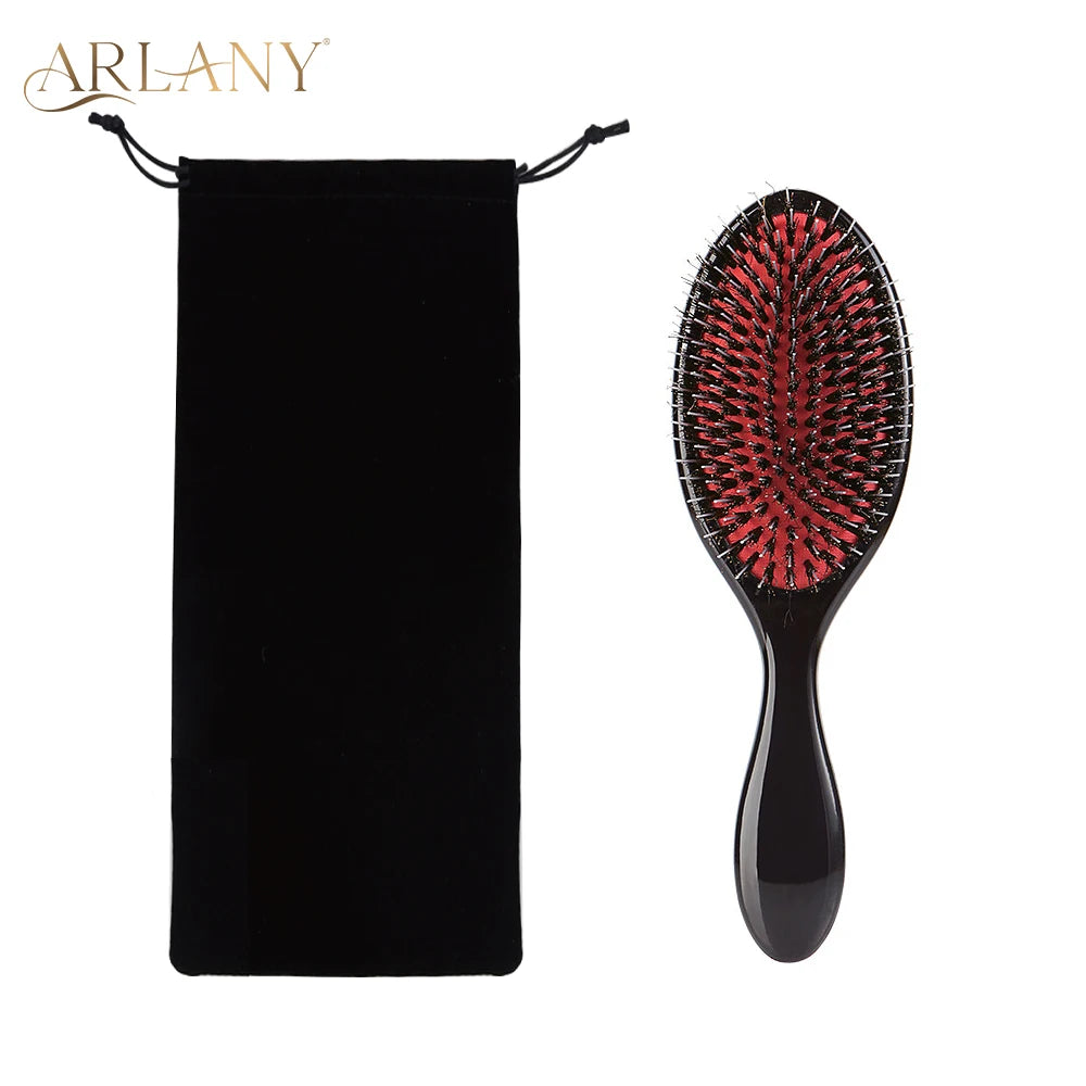 Haarstyling-Tool: ARLANY Boar Bristle Hair Brush and Massage Comb for hairdressing and salon styling by HSF Marketplace