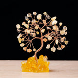 1PC Drip Cluster Base Natural Crystal Tree Handmade Tree of Life Reiki Rock Mineral Specimen Christmas Halloween Gifts