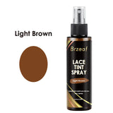 Waterproof Lace Tint Spray for Lace Wigs Closures Frontals 100ml Light/Medium/Dark Brown to Match Your Skin Tone Wig Accessories