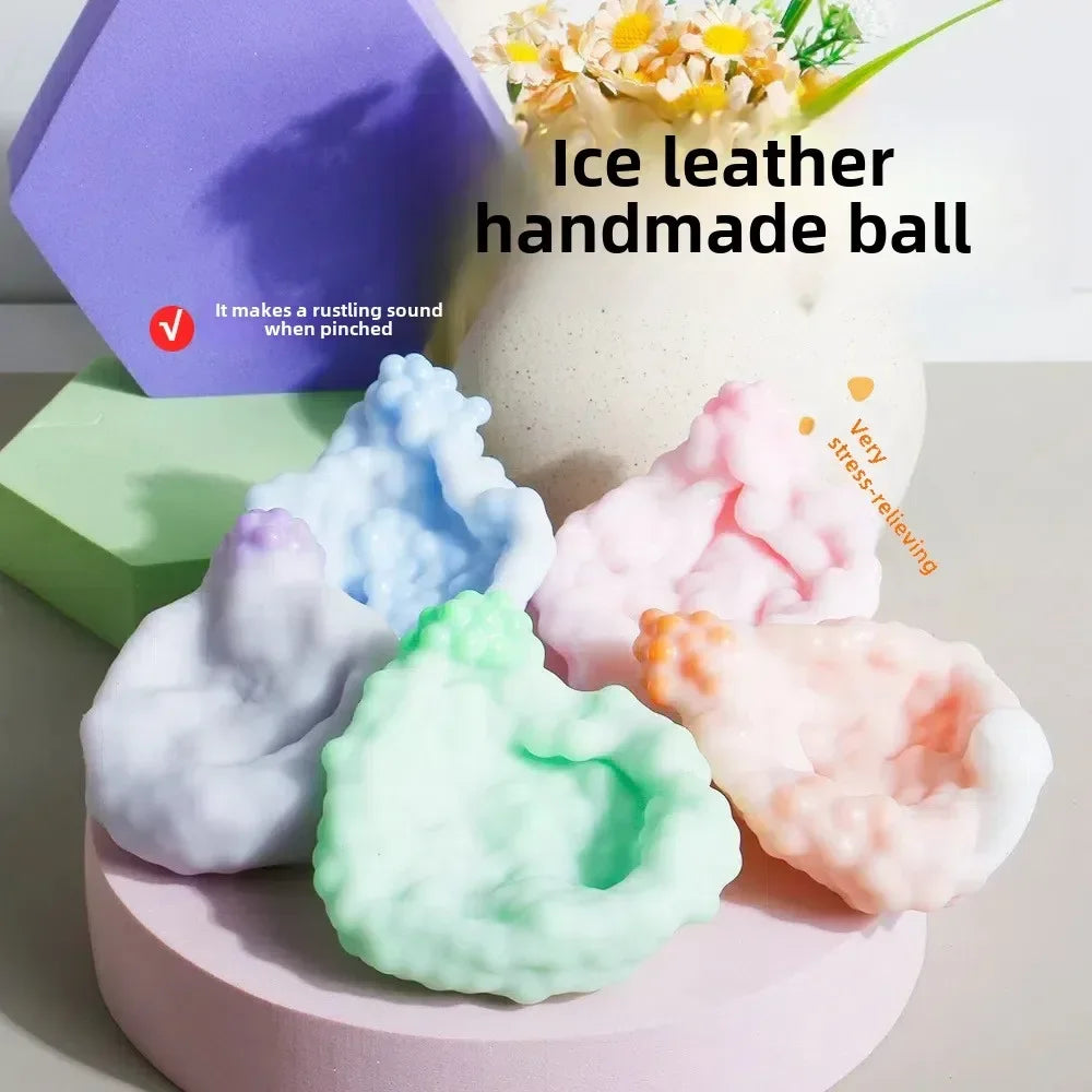 HSF Marketplace squishy stress relief ball fidget toy for adults and kids, soft sensory toy close-up