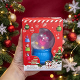Christmas Snow Globe Squishy sensory toy by HSF Marketplace featuring a festive snow globe design with soft, squeezable material.
