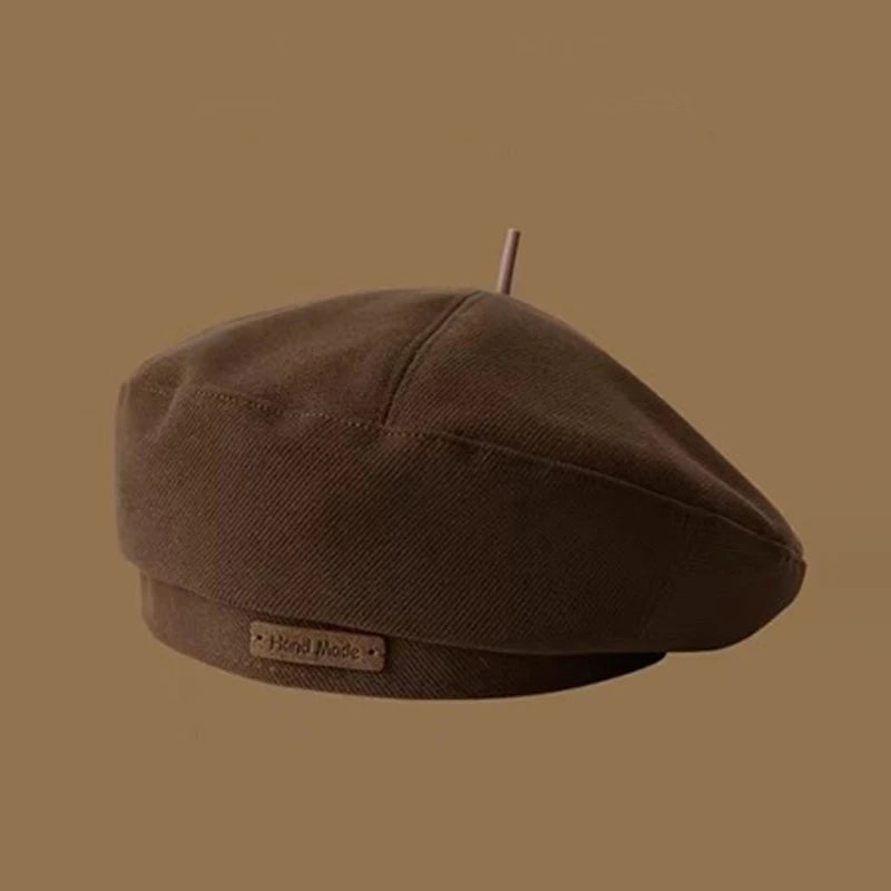 Women's luxurious woolen beret hat in a classic autumn and winter style by HSF Marketplace