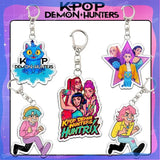 Kpop Demon Hunters acrylic keychain, unique anime accessory by HSF Marketplace