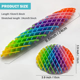 Fidget Worm Toy Stretchable Elastic Mesh Stress Relief Toys for Kids&Adults 3D Telescopic Decompression Sensory Toys Party Gifts