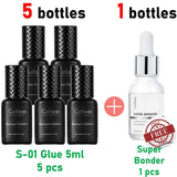 HSF Marketplace Gollee 0.5s eyelash extension glue in a professional bottle, waterproof eyelash adhesive for salon use