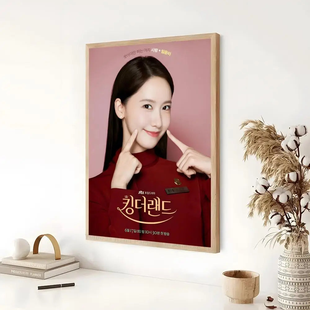 Korean TV King The Land poster by HSF Marketplace for modern home decor