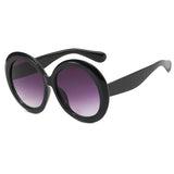 Large round sunglasses for women and men, luxury brand HSF Marketplace, oversized sun glasses with big frame design.
