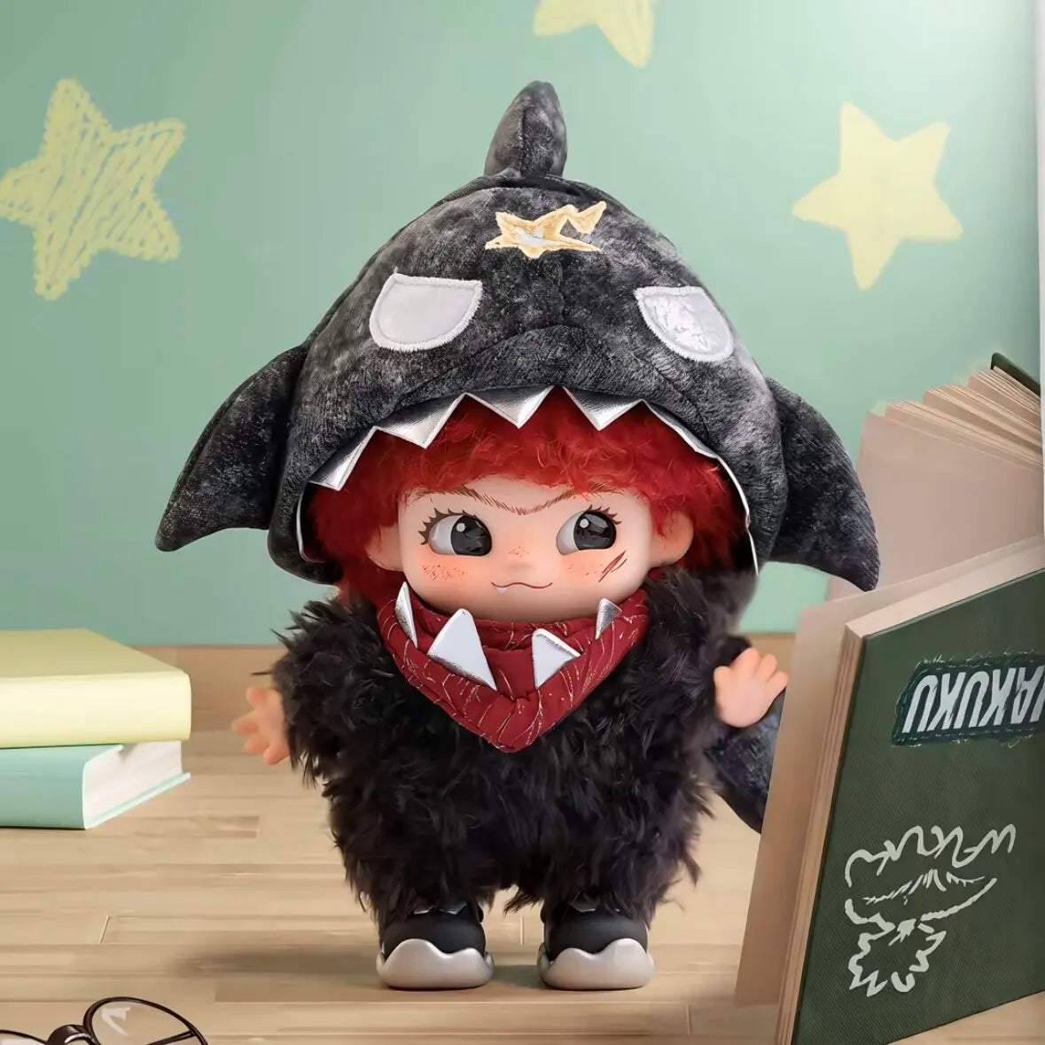 Genuine Wakuku V5 Whimsy Activated Series vinyl plush pendant doll blind box toy in Halloween-themed packaging