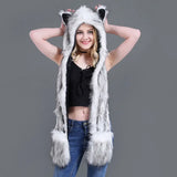 3-in-1 winter warm earmuff hat with scarf and gloves set by HSF Marketplace