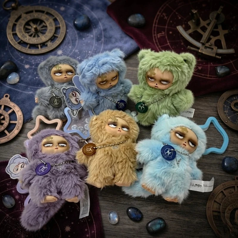 Sleepless Grumpipi V3 When Stars Align anime plush keychain doll blind box collectible figure sealed bag
