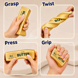 2026 Viral 13.5cm Golden Butter Squishy Fake Food Slow Rising Soft Squeeze Portable Desk Accessory Creative Gadget Novelty Gift