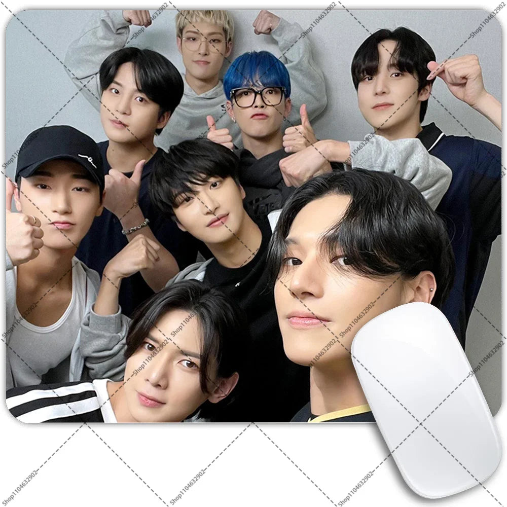 ATEEZ mouse pad with anti-skid base and wrist protector for fans, HSF Marketplace K-culture merch