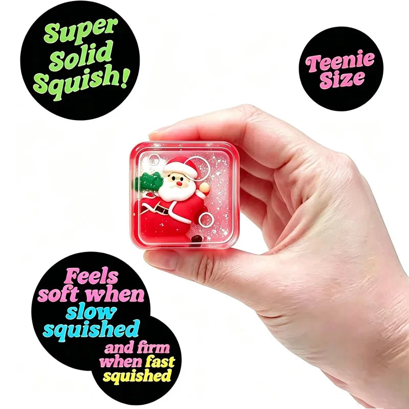 NeeDoh Christmas Gift Nice Cube Squishy Squeeze Fidget Toy Mini 4 Pack Set Anti‑Anxiety Portable Stress Relief Holiday Gift 2026