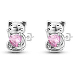 Orstarry S925 sterling silver 18k gold classic knot stud earrings for women, close-up view