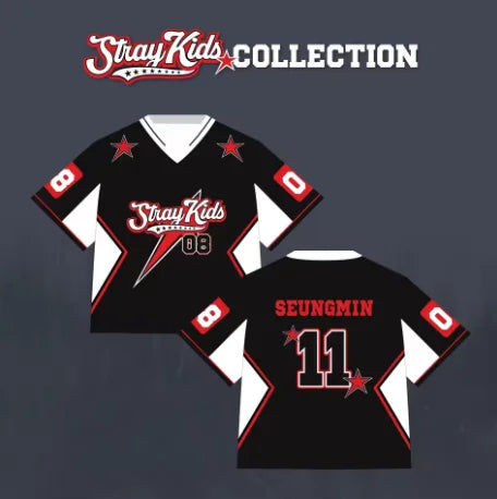 Stray Kids world tour jersey, breathable quick-dry fan tee by HSF Marketplace