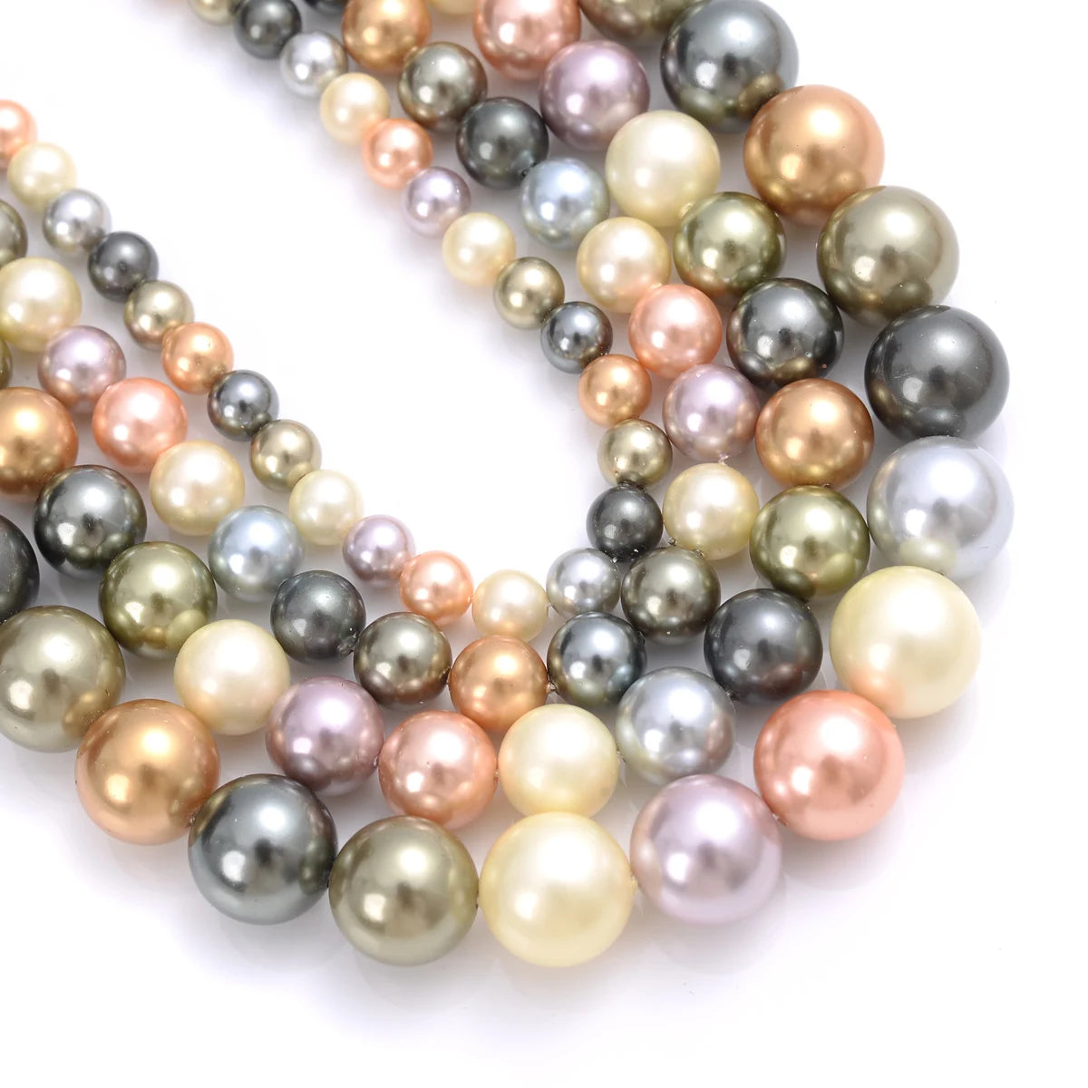 Natural freshwater shell pearls for jewelry making beads, HSF hair styling tool assortment