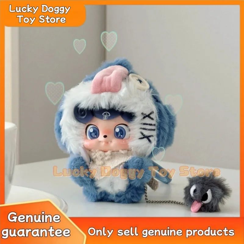 Q Kid Shining Passion Series blind box fluffy doll keychain pendant and desktop ornament collectible figure
