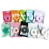 Breathable non-woven silicone gel eyelash tape sticker for false eyelash extensions, resistant and suitable for sensitive skin.