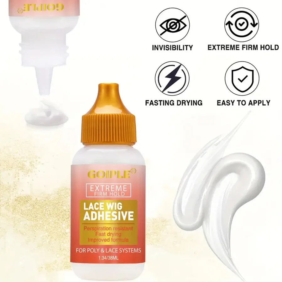 Wig Styling Glue,Hair Wax Stick or Lace Wigs Adhesive Waterproof Bonding for Toupee Front Remover Smooth Solid Wax or Accessory