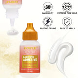 Lace Wig Bonding Spray Melting Spray and Glue for Wigs Bonding Liquid Remover Hair Styling Wax Flyaway Edge Control Gel Wax Kit