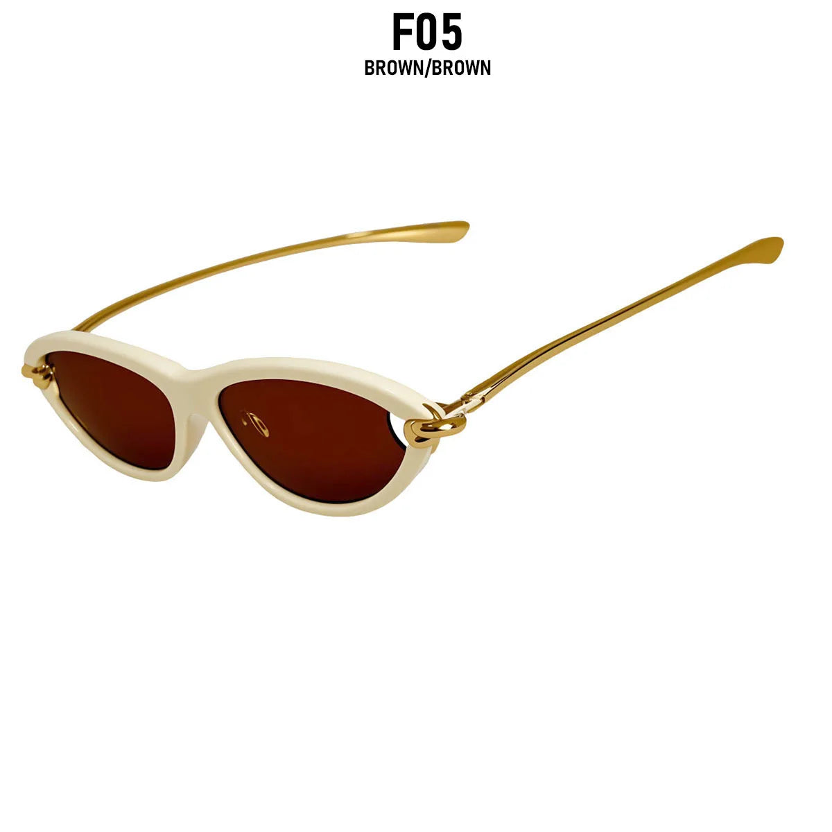 Trendy HSF Marketplace vacation cat eye sunglasses for women with UV400 protection and stylish fashion design.