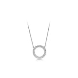 Silver heart pendant necklace with zircon accents, S925 pure silver jewelry, perfect for women's DIY charm bead necklaces.