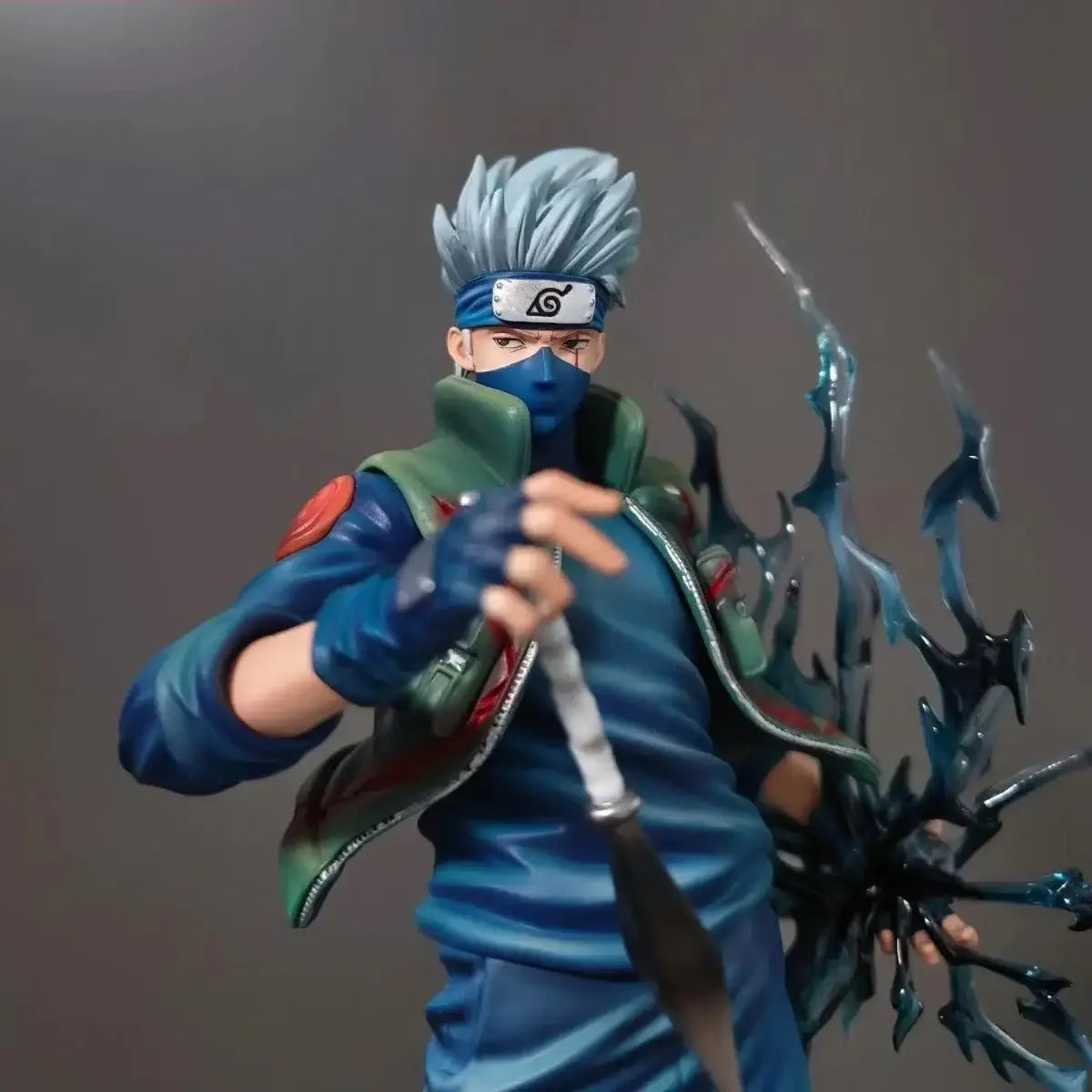 24cm anime Hatake Kakashi PVC action figure statue displayed as a desktop ornament and collectible model