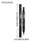 HSF Marketplace 7-piece waterproof liquid eyeliner set with moon, star, and heart-shaped tattoo stamps for quick-dry eye makeup.