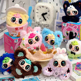 KIWAWA noisy everyday cute plush pendant doll mystery box keychain, kawaii anime figure decor, HSF collectible plush figure