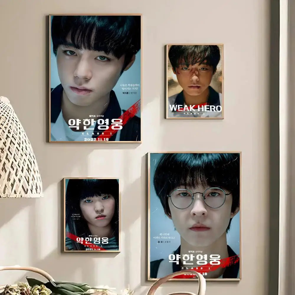 Weak Hero Class 1 Korean poster, K-culture wall decor by HSF Marketplace
